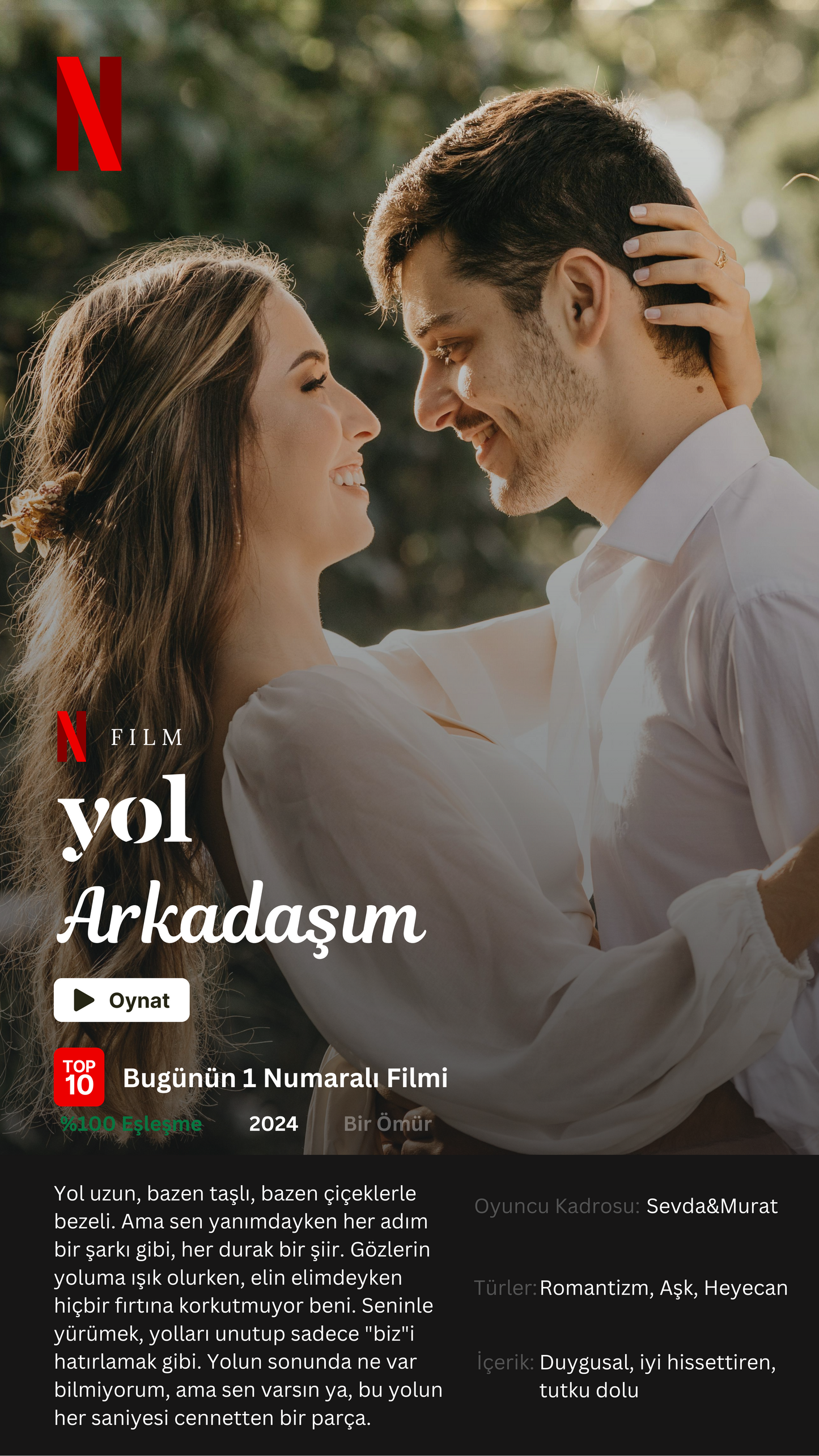 Netflix Kişisel Tablo